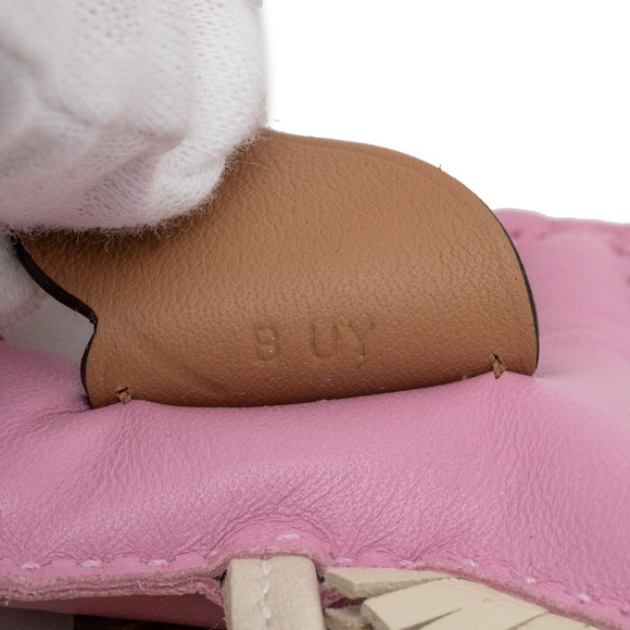 Pre-Loved Hermes Milo lambskin and Swift Calfskin Rodeo Pegase Bag Charm PM - Picture 5 of 7